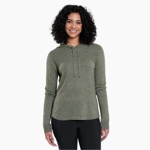 KUHL NEW Kortina Hooded Sweater in color Soft Pine Sz XS